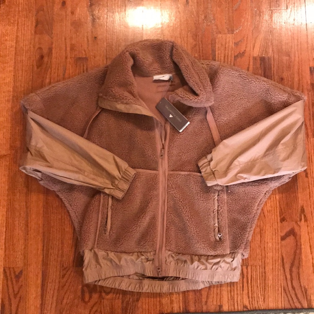 Stella McCartney x Adidas warmup teddy coat